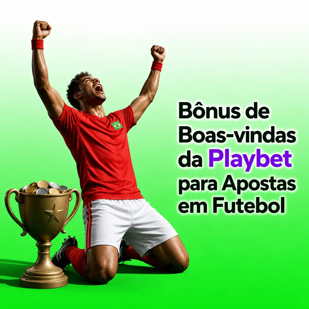 Bônus de boas-vindas Playbet: 100% no primeiro depósito, até 500 BRL, para apostas em futebol ao vivo e pré-jogo.