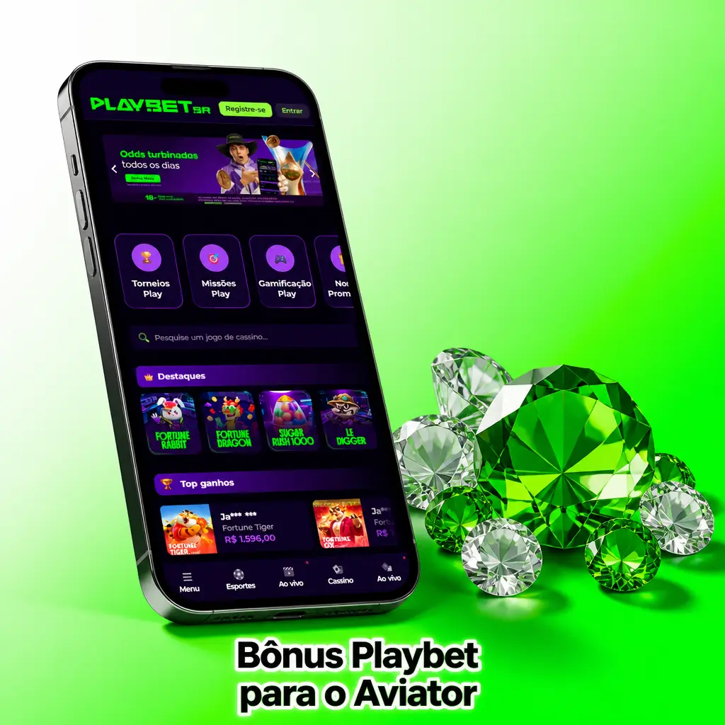 Bônus de boas-vindas Playbet de 100% até BRL 1.200 para depósitos, com contribuição reduzida do Aviator no rollover.