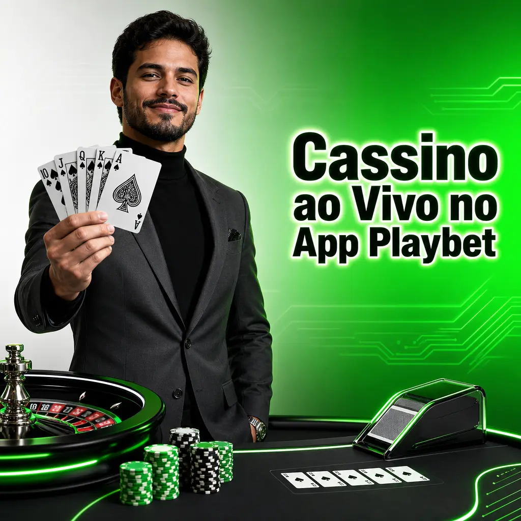 Cassino ao vivo no app Playbet com dealers profissionais em roleta, blackjack, Crazy Time e outras mesas em tempo real