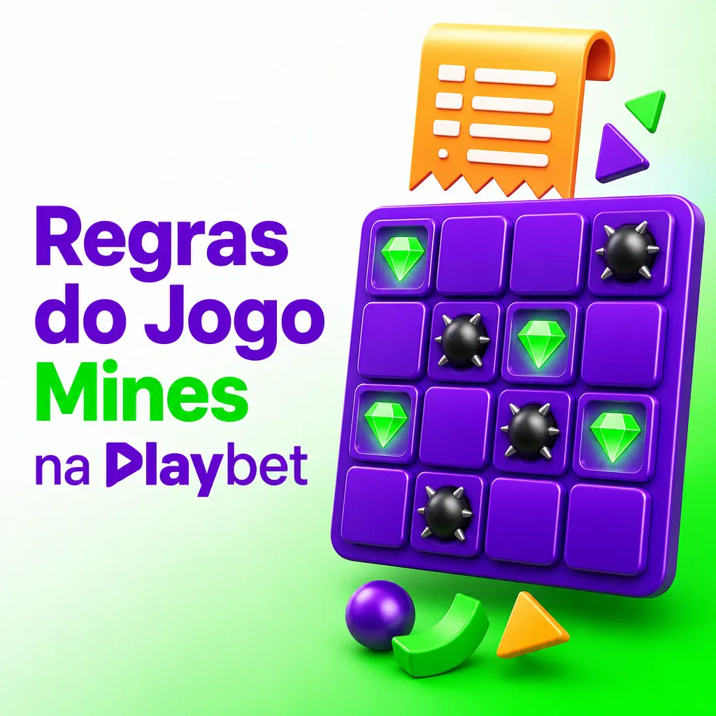 Regras do jogo Mines na Playbet: revele casas seguras na grade 5x5, aumente o multiplicador e faça o cash out a tempo.